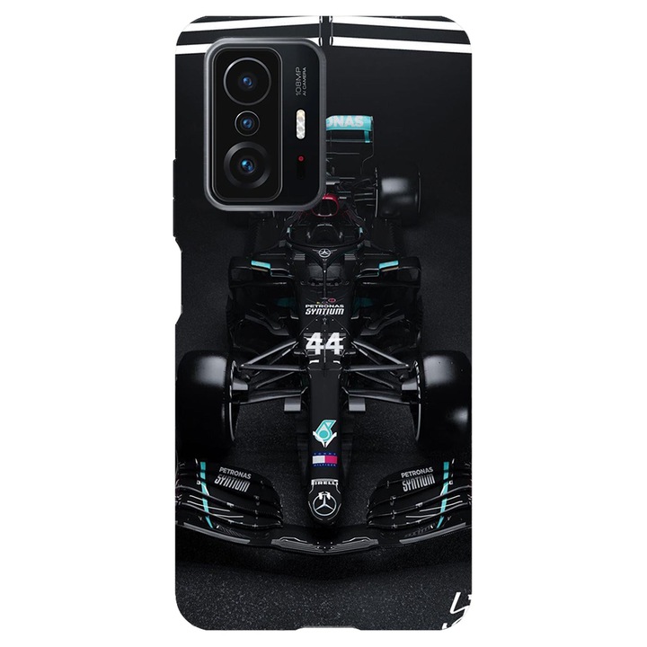 Кейс съвместим с Xiaomi Mi 11 Lite модел Lewis Hamilton 44 F1, силикон, TPU, обратното