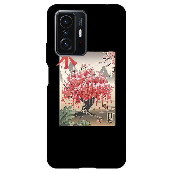 Husa compatibila cu Xiaomi 12 Pro model Sakura tree, Silicon, TPU, Viceversa