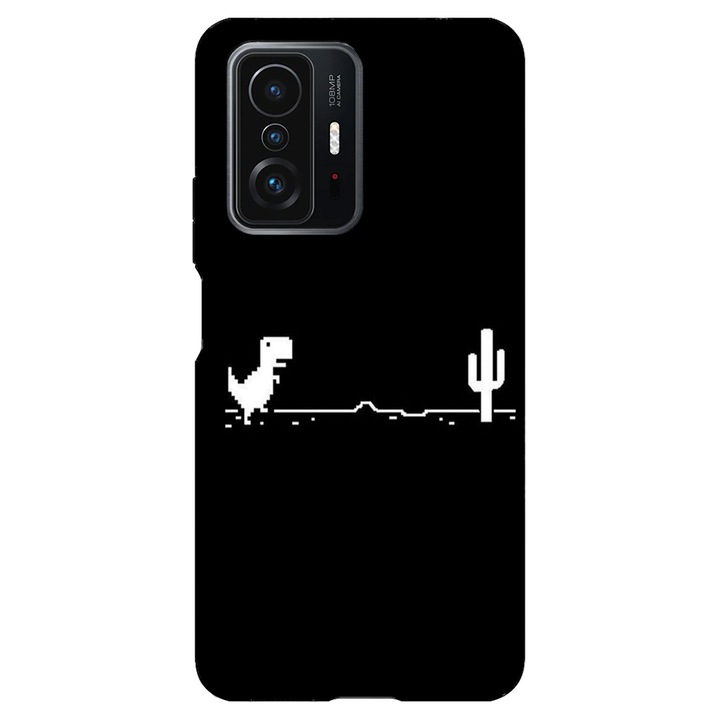 Калъф, съвместим с Xiaomi 11T 5G модел Run for your life, Silicon, TPU, обратно