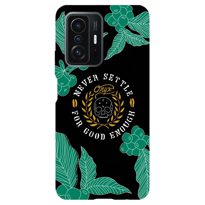 Калъф, съвместим с модела Xiaomi Redmi Note 11 Pro, Никога не се задоволявайте с достатъчно добро, силиций, TPU, обратно