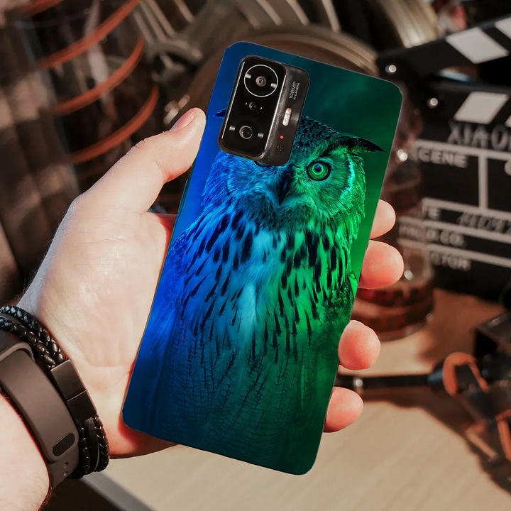 Viceversa Mobiltelefon tok, kompatibilis a Xiaomi 12 modellel, Night hunter, szilikon, TPU