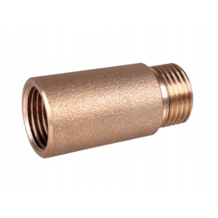 Conector extensie din alama, Aquer, 1/2 "x 25mm, Auriu