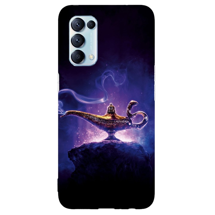 Кейс съвместим с Oppo A76 модел Aladdin, Силиконов, TPU, Обратно