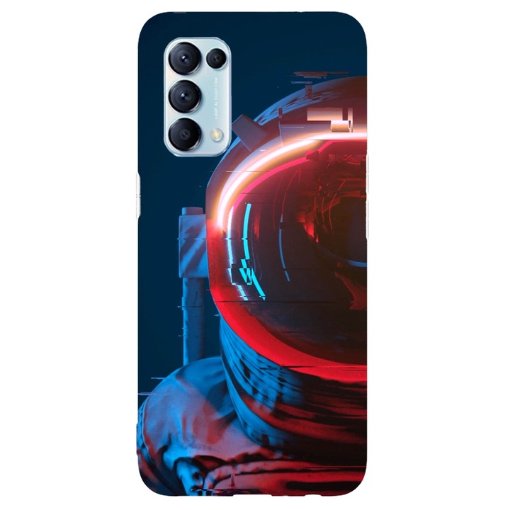 Капак, съвместим с модела Oppo Reno 4 5G The Astronaut, силикон, TPU, обратното