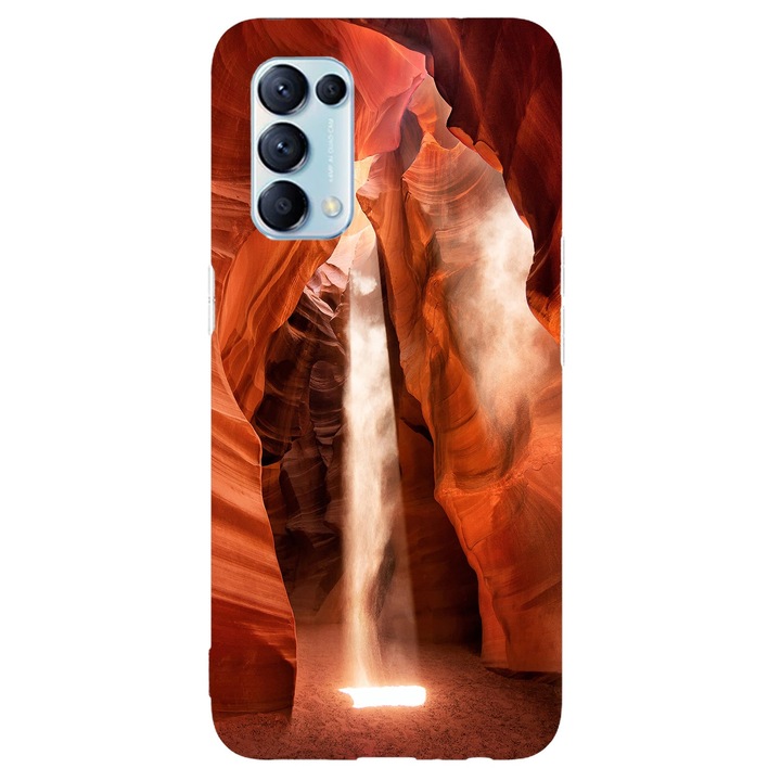 Калъф, съвместим с Oppo Reno 5 4G модел Antelope Canyon, Silicon, TPU, Viceversa