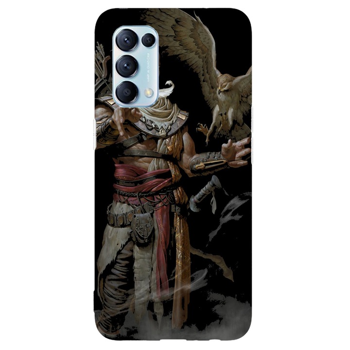 Калъф, съвместим с Oppo Reno 5 4G модел Assassin's Creed, Silicon, TPU, обратното