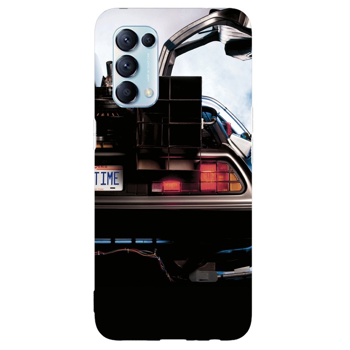 Калъф, съвместим с модела Oppo Reno 5 4G Back to the Future, Silicon, TPU, Vice versa