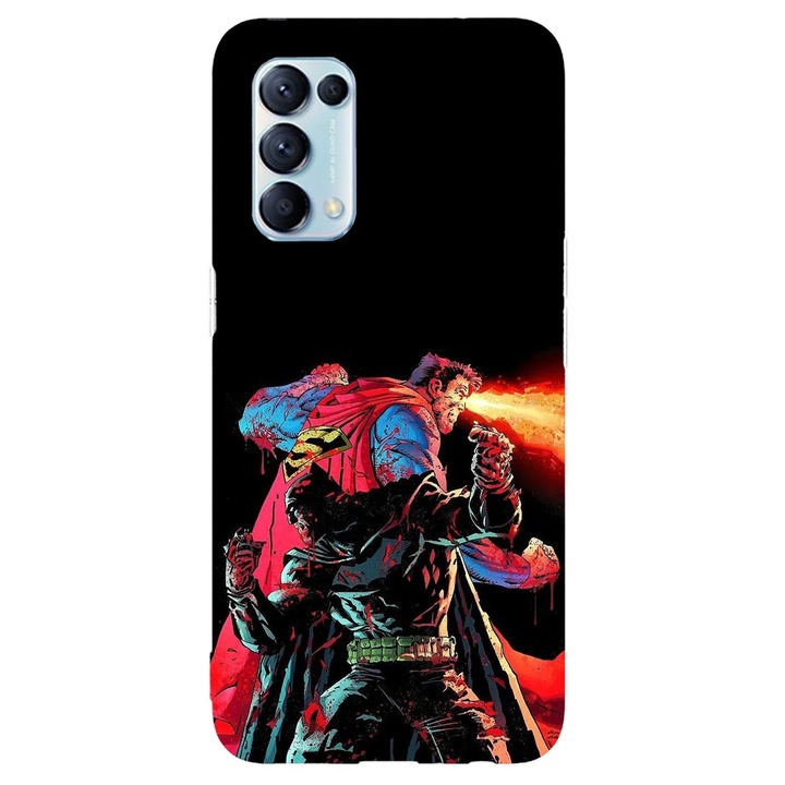 A tok kompatibilis az Oppo A54 5G Batman & Superman modellel, Silicon, TPU, Viceversa