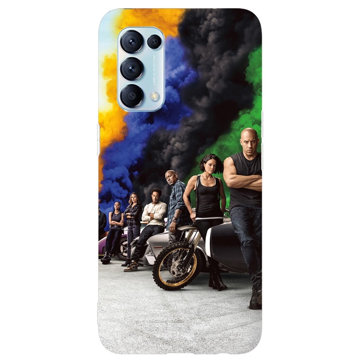 Tok kompatibilis az Oppo A74 5G Fast & Furious modellel, Silicon, TPU, Viceversa