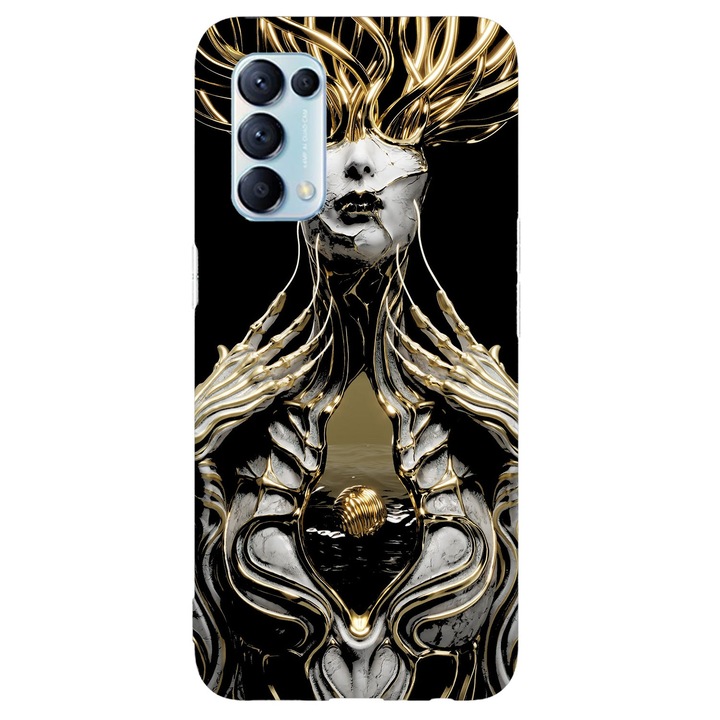 Калъф, съвместим с Oppo Reno 5 4G модел Evoke, силикон, TPU, обратно