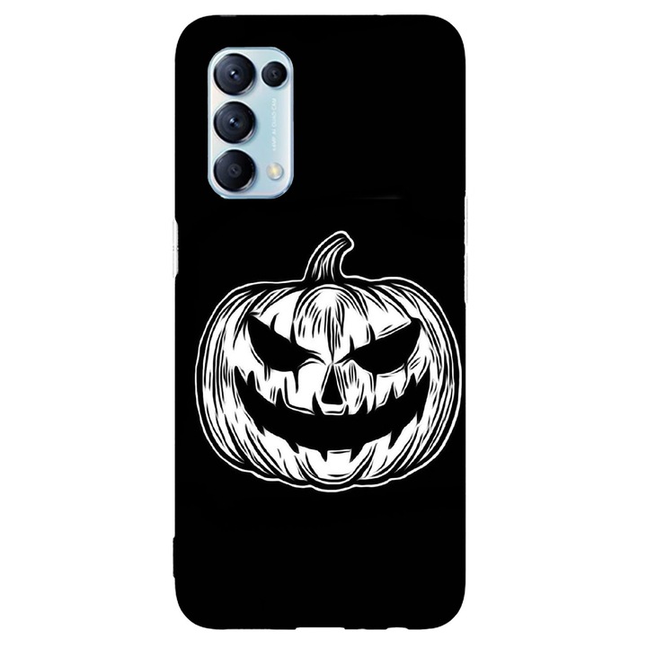 Капак, съвместим с Oppo Reno 5 4G модел Hi im Pumpkin, Silicon, TPU, обратното