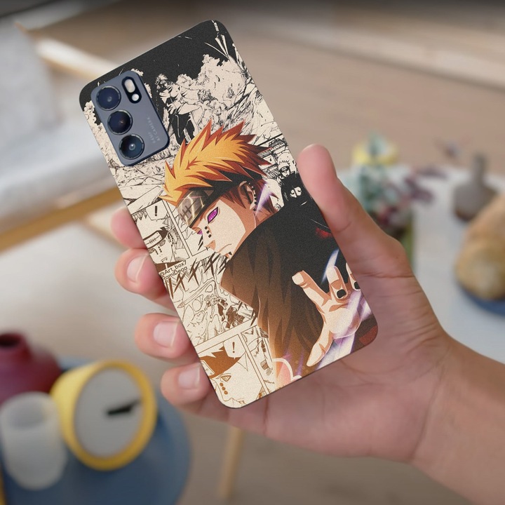 Tok kompatibilis az Oppo Find X5 Pro modellel Pain Naruto, Szilikon, TPU, Viceversa