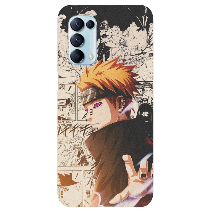 Кейс съвместим с Oppo A5 (2020) модел Pain Naruto, Viceversa, силикон, TPU