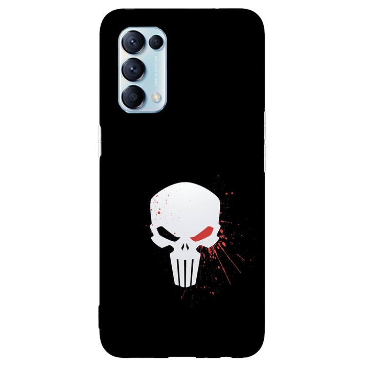 Калъф, съвместим с Oppo Reno 5 4G модел Punisher, Silicon, TPU, Viceversa