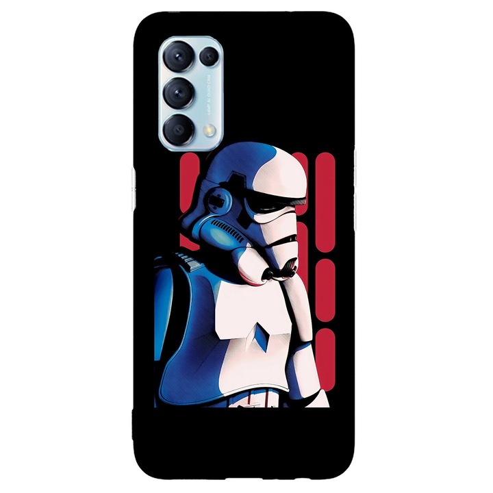 Калъф, съвместим с модел Oppo Reno 4 Pro 5G Stormtooper, силикон, TPU, обратното
