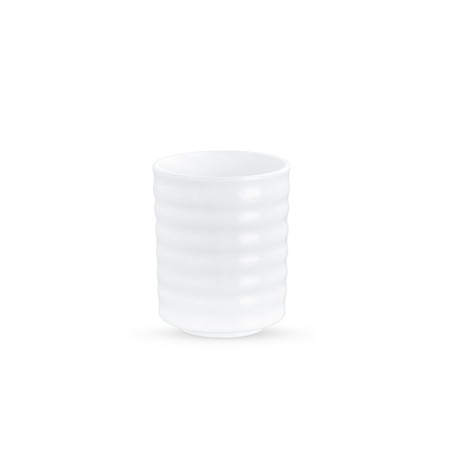 Комплект 6 чаши в японски стил, Wilmax England, Porcelain, 200 ml, Бял ...