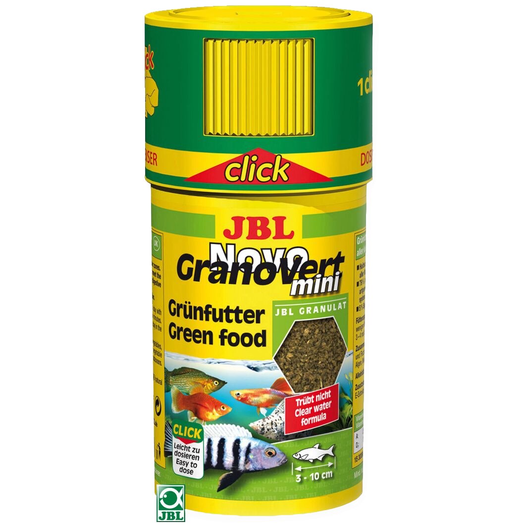 Hrana pentru pesti JBL NovoGranoVert mini Click, 100 ml