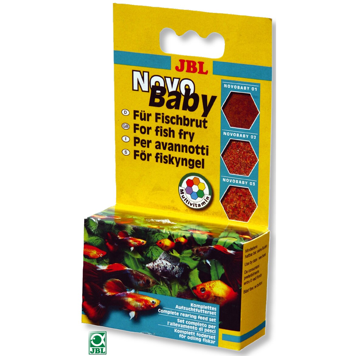 Hrana pentru pesti JBL NovoBaby, 3x10 ml