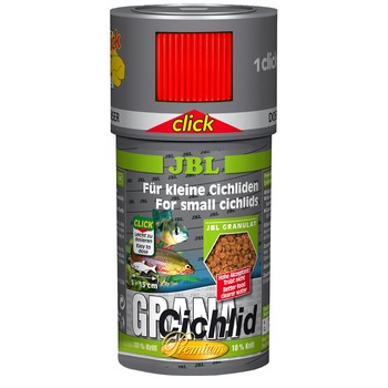 Hrana pentru pesti JBL Grana-Cichlid Click, 100ml Hrana pentru pesti JBL Grana-Cichlid Click, 100ml