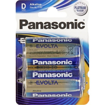 Set Panasonic 2 Baterii Tip D Evolta Set Panasonic 2 Baterii Tip D Evolta