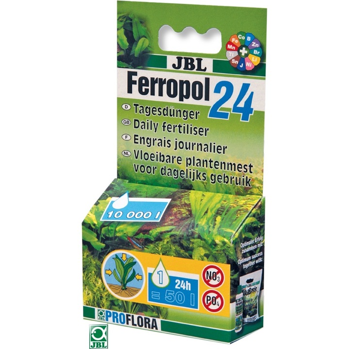 Fertilizator pentru plante JBL Ferropol 24, 10 ml