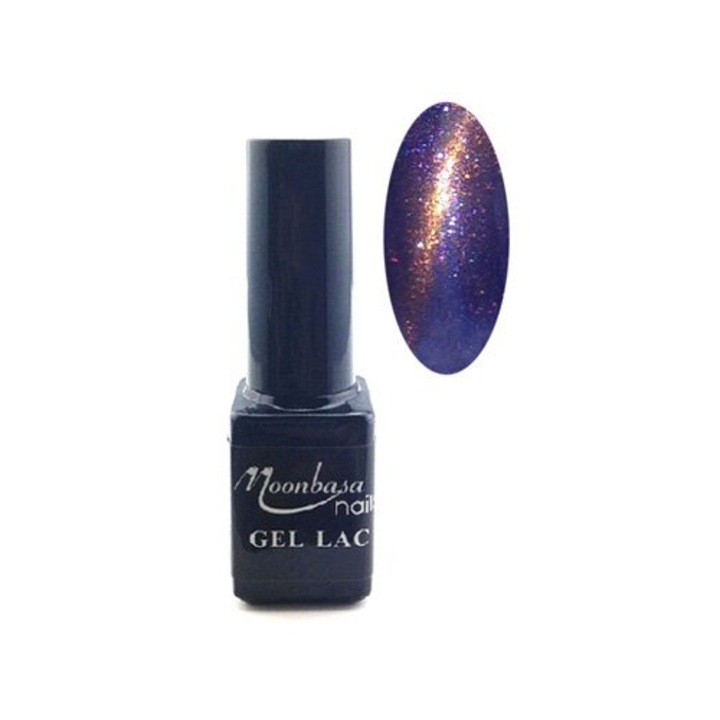 Oja gel semipermanenta Tiger Eye, MoonbasaNails, 5 ml, 841, Nuanta Panseluta
