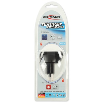 Adaptor priza EU - CH Adaptor priza EU - CH