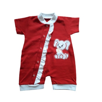 Salopeta de vara pentru 2-3 luni, rosu Salopeta de vara pentru 2-3 luni, rosu