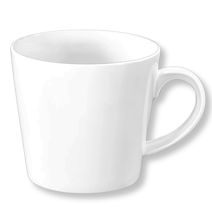 Set 6 Cani, Wilmax England, Portelan, 280 ml, Alb