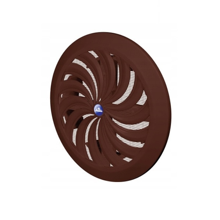 Szellőzőrács T88, Awenta, PVC, 15 cm, barna