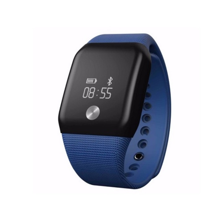 Smartwatch MediaTek M99 Dinamic, Heart Rate si Monitor de oxigen din sange - Blue