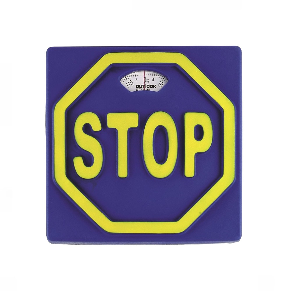 Cantar de baie cu invelis din spuma moale 3D, Stop Albastru