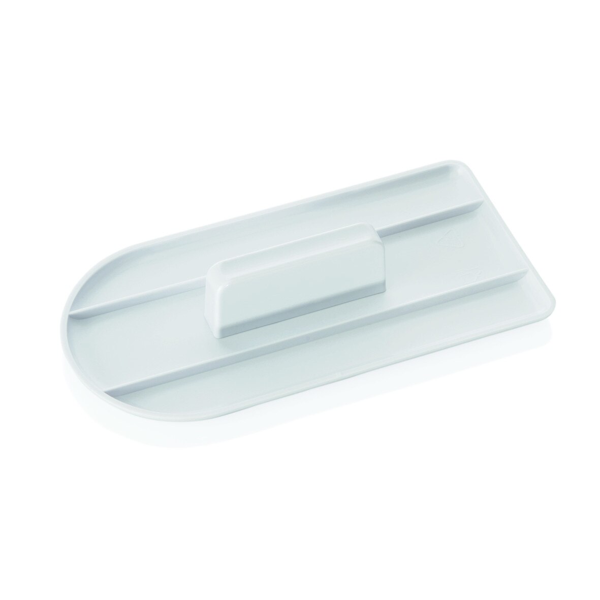 Paleta semirotunda nivelare fondant din plastic.