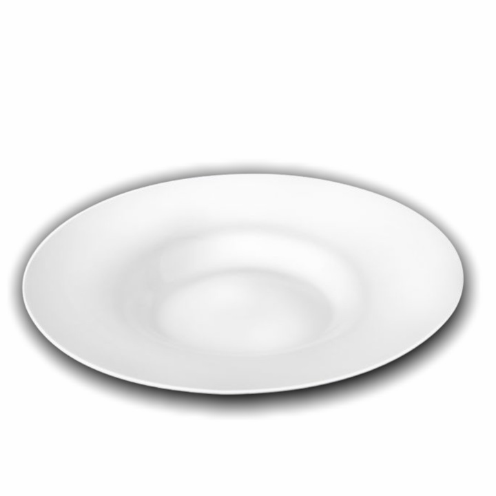 Farfurie adanca, portelan, rotund, Alb, pentru supa, pasta, 30.5 cm, WILMAX