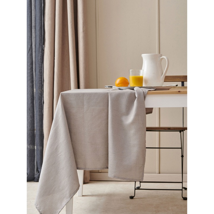 Fata de masa Palamaiki, 45 x 140 cm, Poliester, Gri