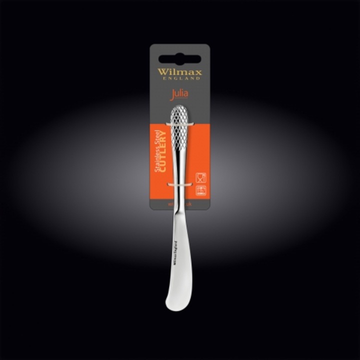Wilmax England Vajkés, Rozsdamentes acél, 17 cm, Ezüstszín