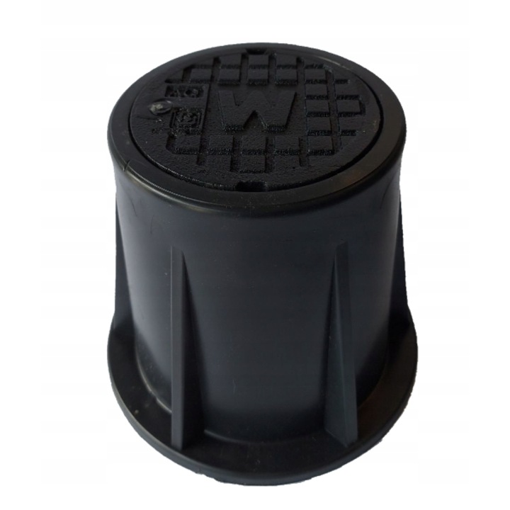 Cutie robinet, Aquer, Capac fonta, h=15cm, Negru