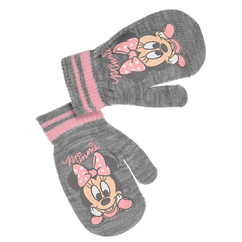 Manusi bebe Minnie Mouse, Gri, Universala