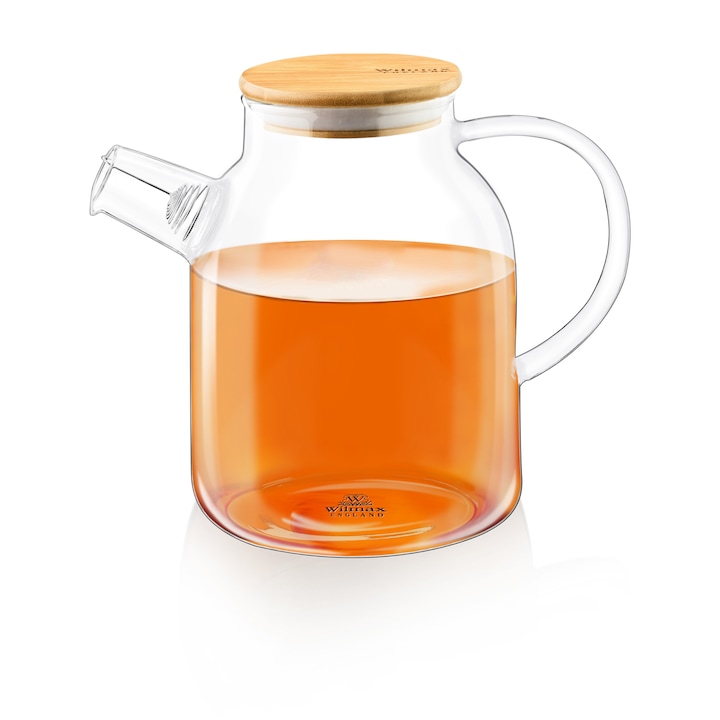 Чайник Wilmax England, стъкло, 1600 ml, прозрачен