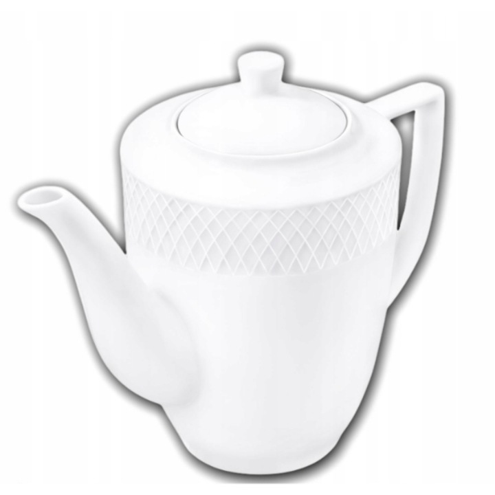 Чайник Wilmax England, Порцелан, Бял