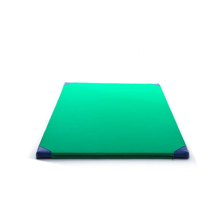 Saltea de gimnastica Ring, Piele ecologica, 200x120x5 cm, Verde