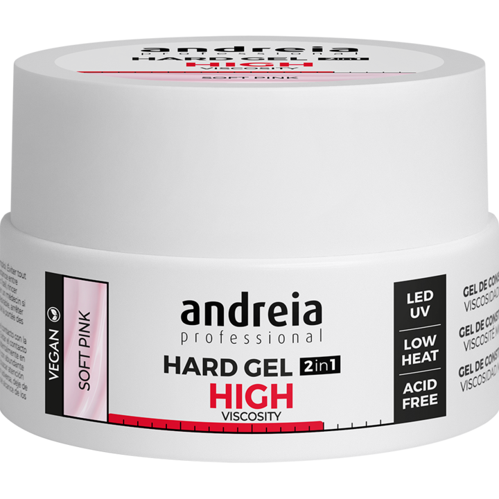 Gel de constructie Hard Gel high visc Soft Pink 22gr