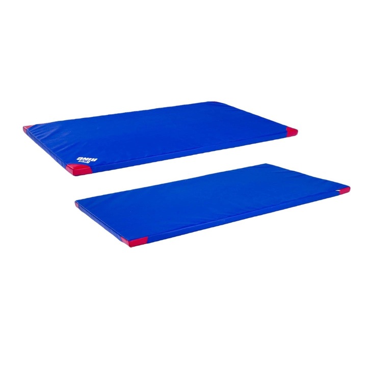 Saltea de gimnastica Ring, PVC, 200x120x5 cm, Albastru