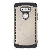 Husa protectie LG G5, Cruzerlite Spartan Dual-Layer, auriu