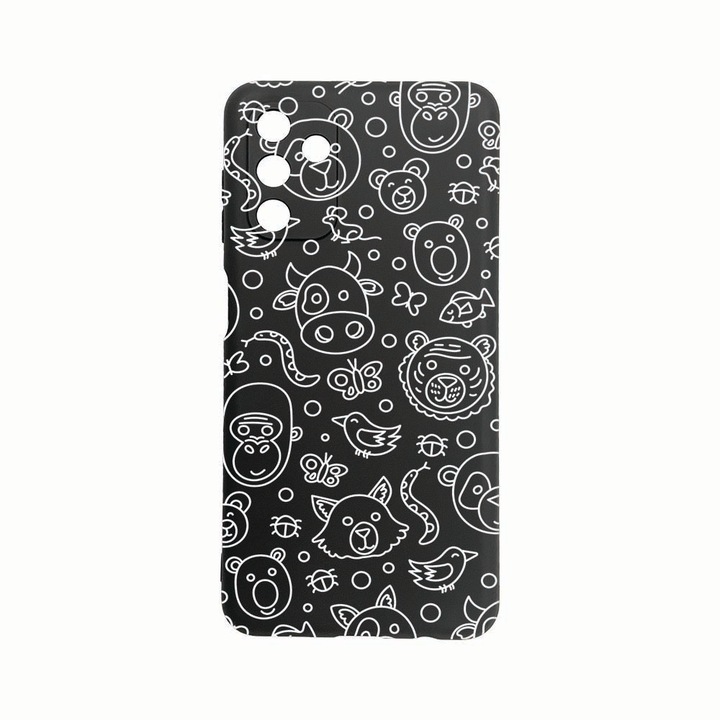 Силиконов калъф Unique за Samsung Galaxy A13 5G, Teddy, Black c-B 131