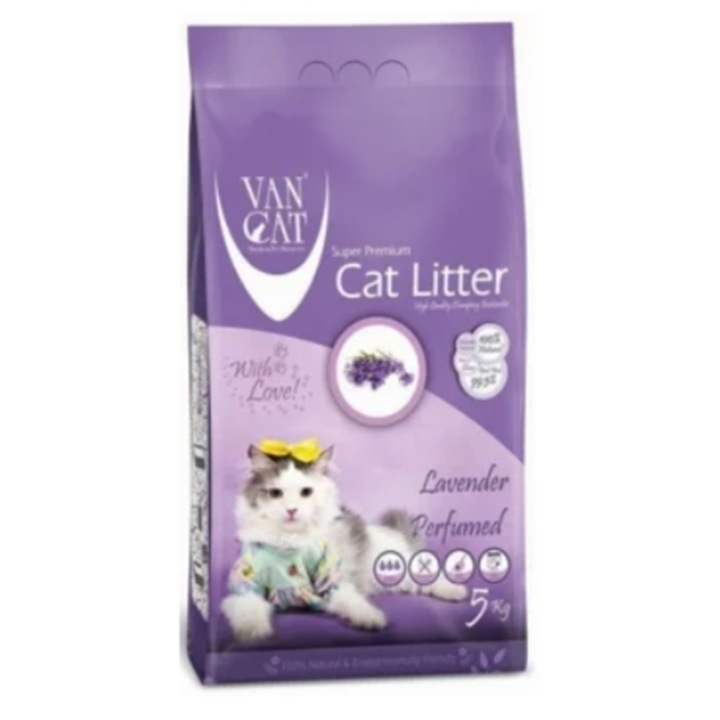 Nisip Igienic Lavanda 5 kg-Vancat