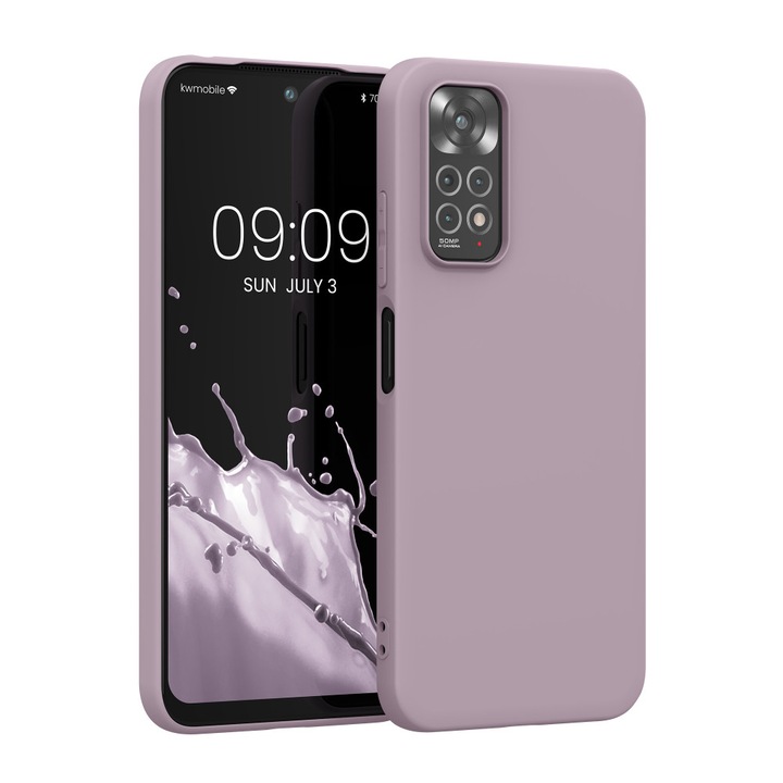 Kwmobile tok Xiaomi Redmi Note 11/Redmi Note 11s, szilikon, lila, 57368.236