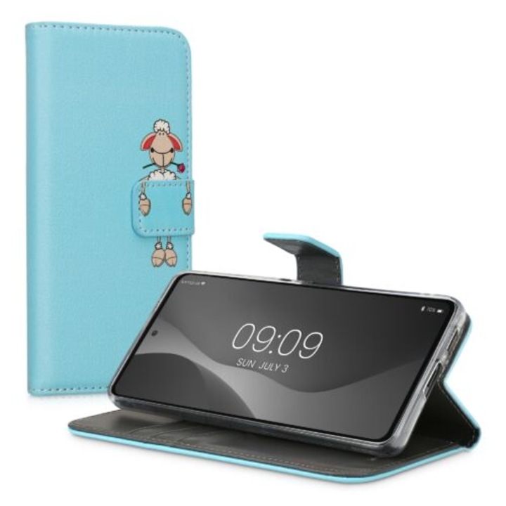 Капак Kwmobile за Samsung Galaxy A53 5G, Екологична кожа, Многоцветен, 58008.07