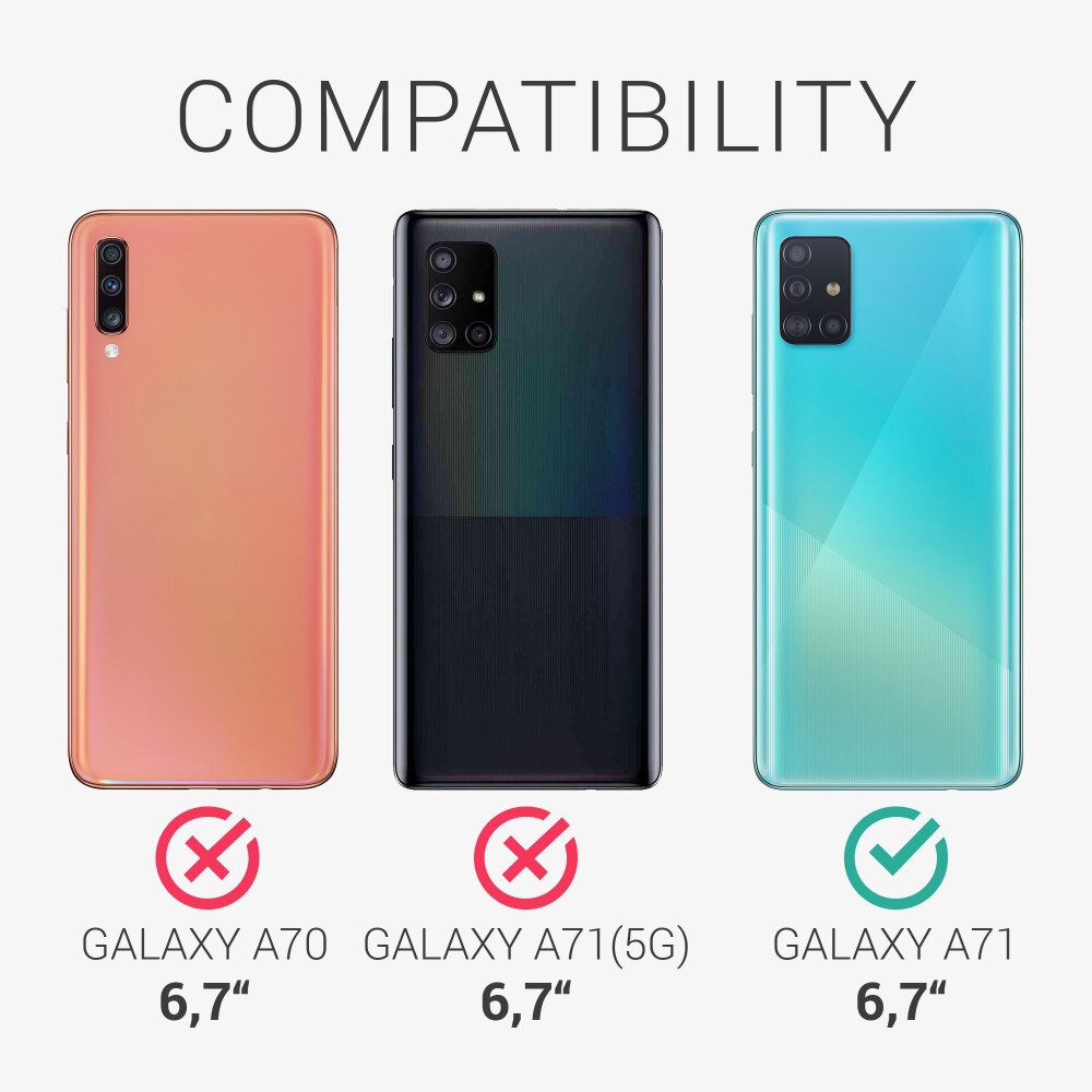 Husa pentru Samsung Galaxy A71, Silicon, Negru, 51208.47