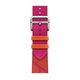 Curea din material textil WatchBand™ Architect, Compatibila cu Apple Watch 1/2/3/4/5/6/7/8/SE/Nike+/Ultra - 42/44/45/49 mm, Barbie powder